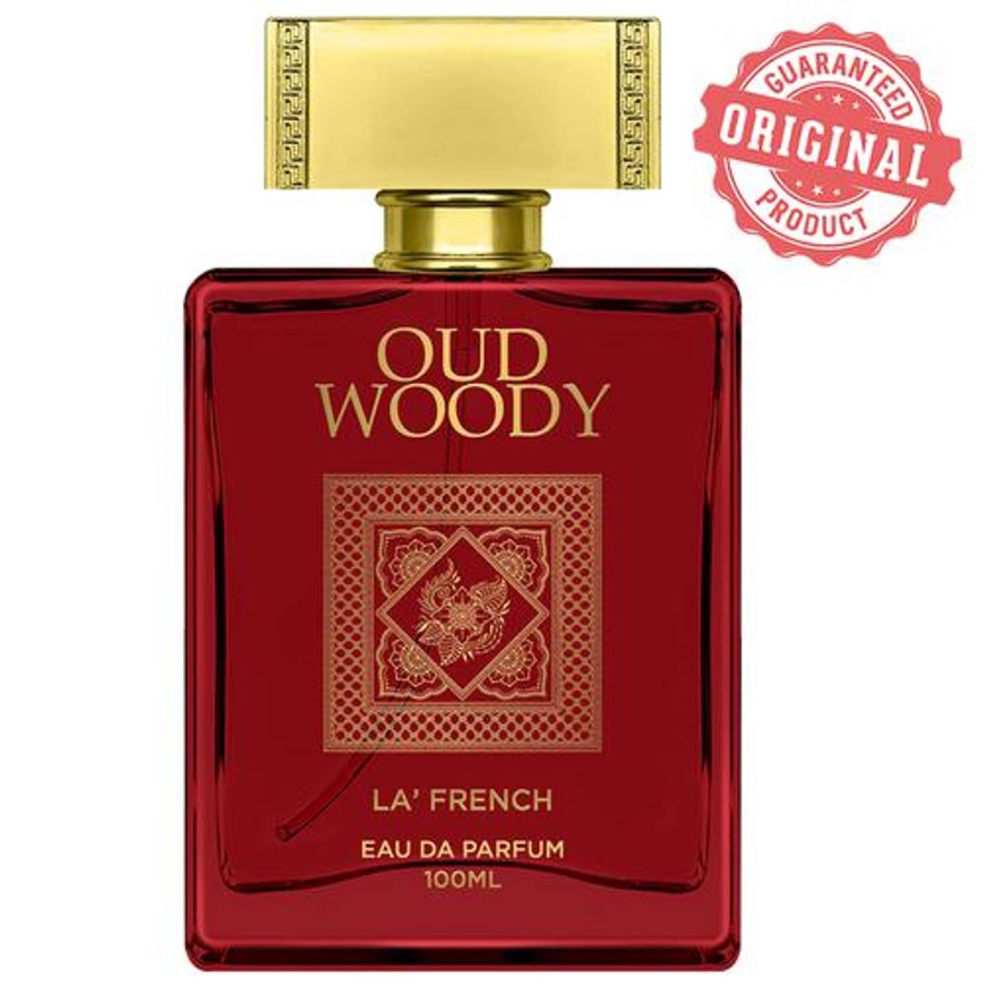 La' French Eau De Parfum - Oud Woody, Attractive Fragrance, 100 ml 