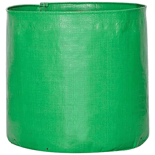 Leafy Tales HDPE Grow Bag - Lightweight, Durable, For Fruits & Vegetables, Green, 30 x 30 cm, 1 pc  