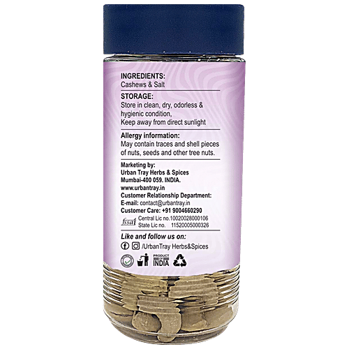 Buy URBANTRAY Special Salted Cashews Protein Rich, Gluten Free, Healthy Snack Online at Best
