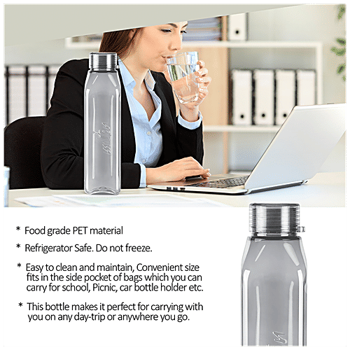 Milton Prime 1000 Single Wall Plastic Bottle - Grey, 1000 ml  