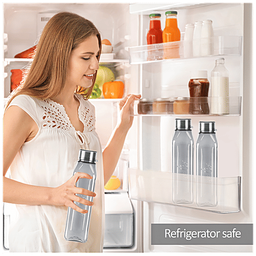 Milton Prime 1000 Single Wall Plastic Bottle - Grey, 1000 ml  