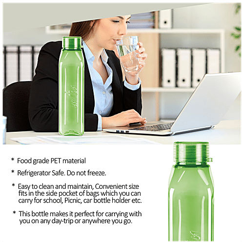 Milton Prime 1000 Single Wall Plastic Bottle - Green, 1000 ml