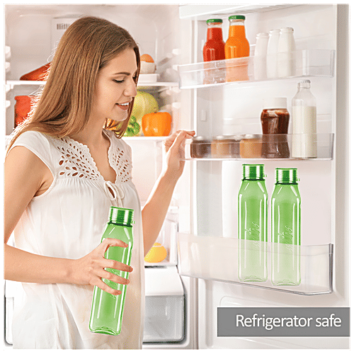 Milton Prime 1000 Single Wall Plastic Bottle - Green, 1000 ml