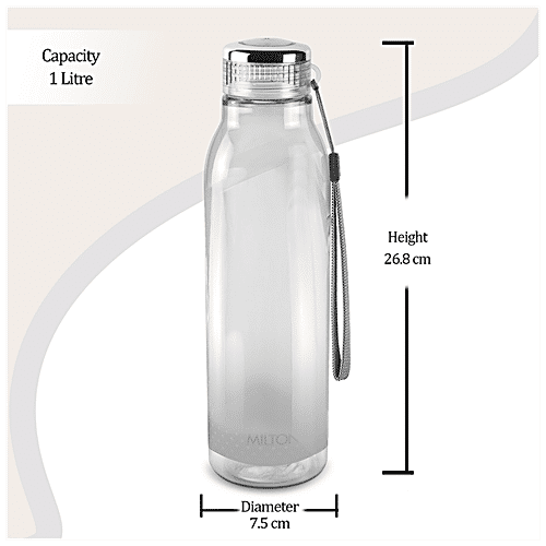 Milton Helix 1000 Pet Water Bottle - Blue BPA Free 100% Leak, 1000 ml  
