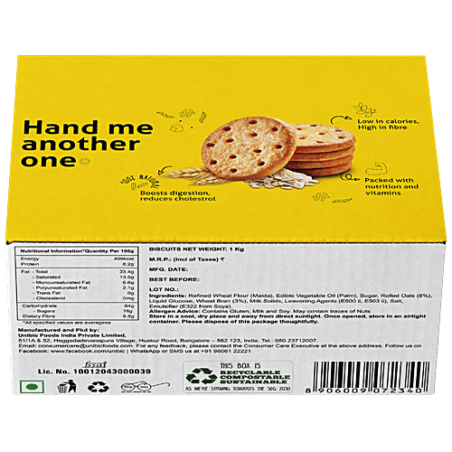 Buy Unibic Daily Digestive Oatmeal Cookies Packed With Nutrition