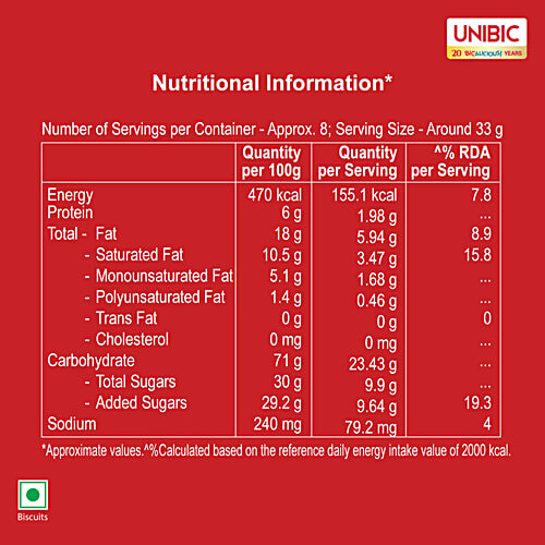 Unibic Biscot Caramel Flavoured Biscuits, 250 g  