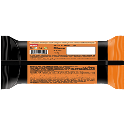 Unibic Snappers Potato Crackers - Indi Spice, Light, Crispy Snack, 70 g  