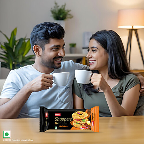 Unibic Snappers Potato Crackers - Indi Spice, Light, Crispy Snack, 70 g  