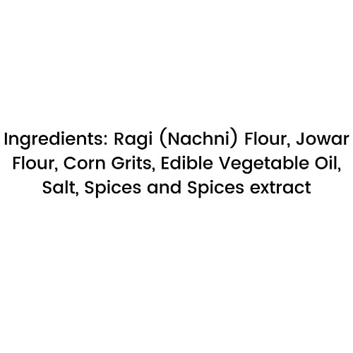 Fabbox Ragi Chaat Puff - Roasted Healthy Snack, Weight Management, Gluten-Free, Vegan, 55 g  Healthy Snack
 Gluten-Free
 Rich in Fibre