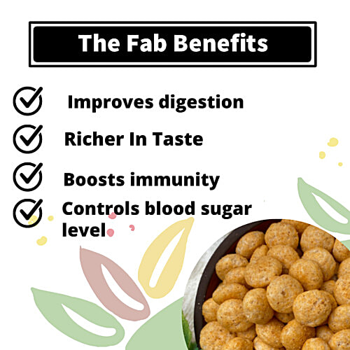 Fabbox Jowar Pops - Chatpata , Healthy Snack, Weight Management, Vegan,Gluten-free, 55 g  Healthy Snack
 Weight Management
 Vegan, Gluten-free