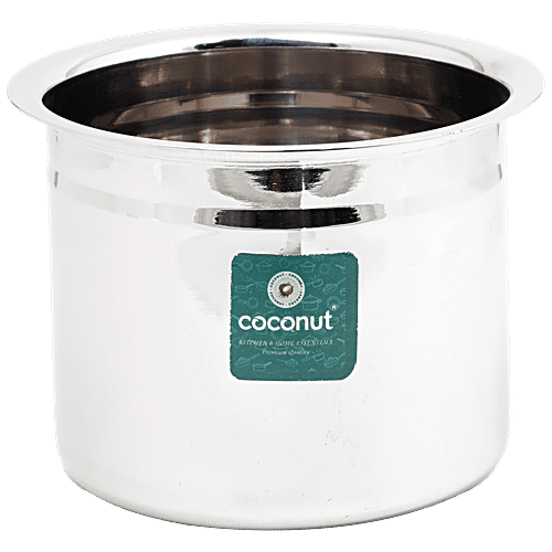 Coconut Stainless Steel Baby Kolga - Premium, Durable, Rustproof, Induction Friendly, No.3, 180 g  