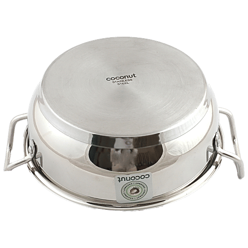 Buy Coconut Stainless Steel Capsulated Kadai Strong, Durable