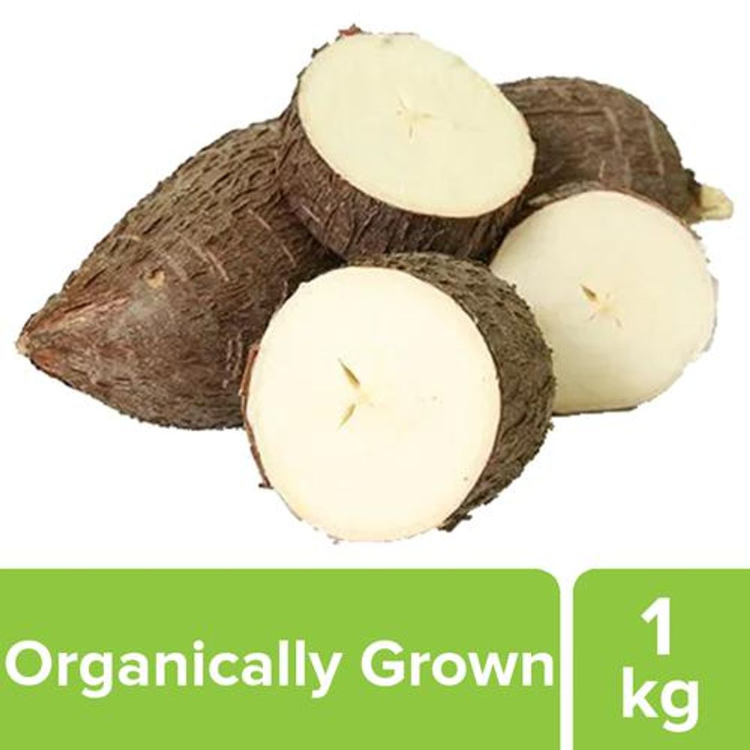 Fresho Tapioca - Organically Grown, Rich In Calcium, Supports Weight Gain, 1 kg 