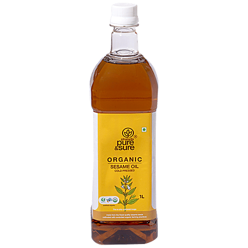 Buy Phalada Pure & Sure Organic Sesame Oil Cold Pressed, Nutty