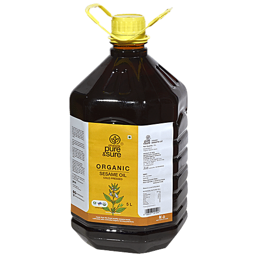 Buy Phalada Pure & Sure Organic Sesame Oil Cold Pressed, Nutty