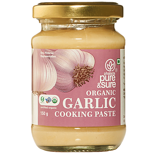 Phalada Pure & Sure Organic Garlic Paste - Enhances Flavour, 150 g  