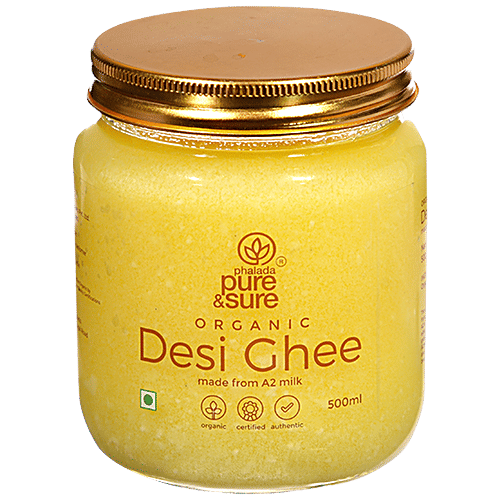 Buy Phalada Pure & Sure Organic Desi Ghee Made From A2 Milk, High