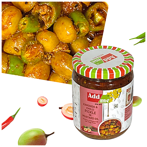 Buy Add Me Karonda & Chilli Pickle In Mustard Oil, Tangy Taste Online