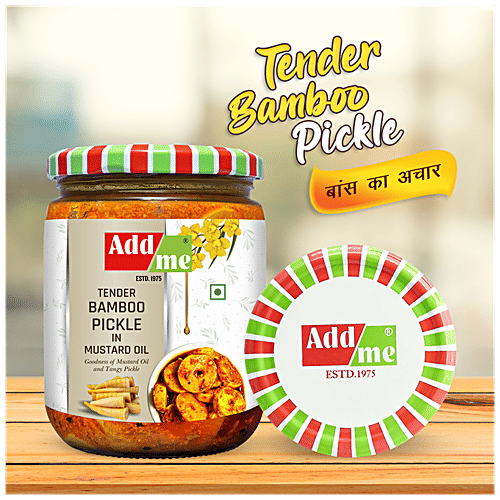 Buy Add Me Tender Bamboo Pickle In Mustard Oil, Tangy Taste Online at