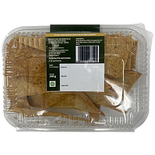 Yemmek India Zaatar Lavash - Made With Fresh Ingredients, Yummy Snack, 95 g  