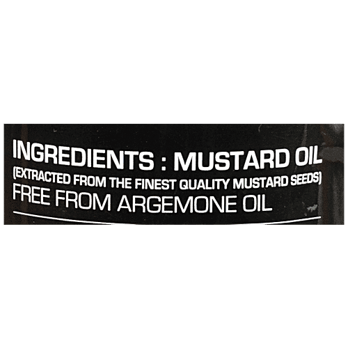 Ace Gold Kachi Ghani Mustard Oil - Loaded With Vitamins & Minerals, Rich In Omega-3 fatty Acid, 1 L