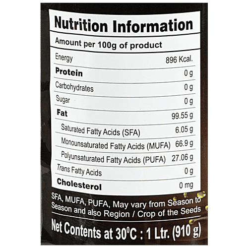 Ace Gold Kachi Ghani Mustard Oil - Loaded With Vitamins & Minerals, Rich In Omega-3 fatty Acid, 1 L