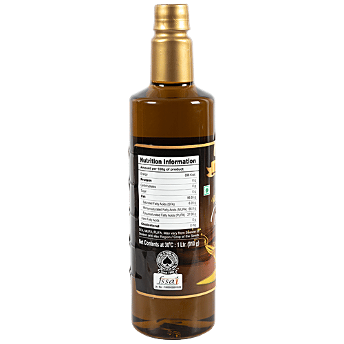 Ace Gold Kachi Ghani Mustard Oil - Loaded With Vitamins & Minerals, Rich In Omega-3 fatty Acid, 1 L