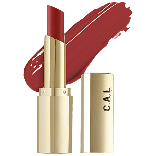 CAL Losangeles Intense Matte Lipstick - Highly Pigmented, Hydrating, Weightless Finish, Long Lasting, 3.5 g Rubin Red 