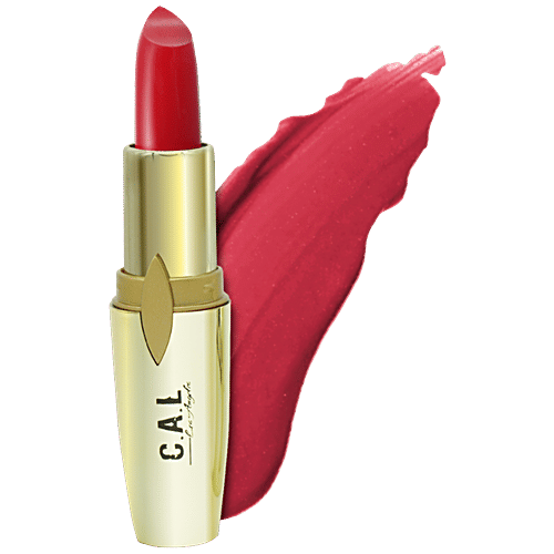 CAL Losangeles Perfect Pout Lipstick - Creamy Finish, Weightless, Richly Pigmented, 3.5 g Apple Berry 