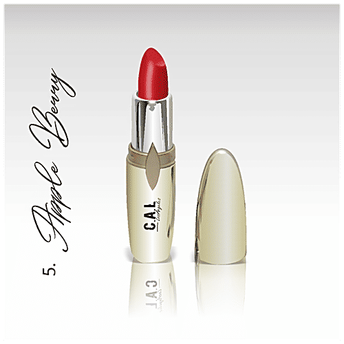 CAL Losangeles Perfect Pout Lipstick - Creamy Finish, Weightless, Richly Pigmented, 3.5 g Apple Berry 