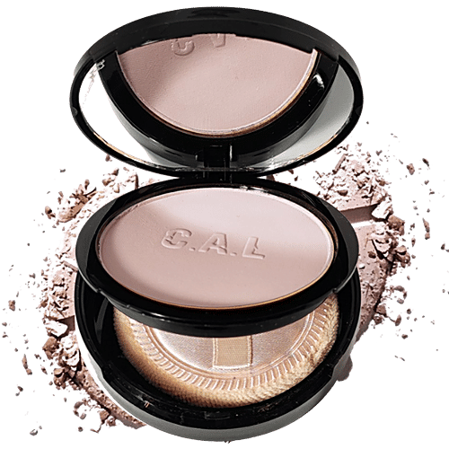 CAL Losangeles Finish Up Matte Compact -  SPF 50, High Coverage, Reduces Oil & Sweat, Long Lasting Finish, 12 g No. 1 