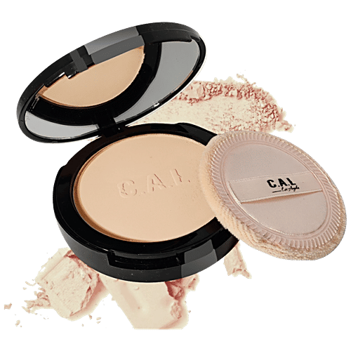 CAL Losangeles Finish Up Matte Compact -  SPF 50, High Coverage, Reduces Oil & Sweat, Long Lasting Finish, 12 g No. 4 