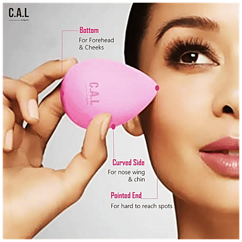 CAL Losangeles Beauty Blender - Latex Free, For Makeup Application/Blending, Gives An Even Finish, 1 pc  
