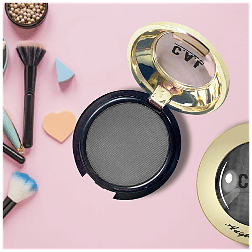 CAL Losangeles Single Shade Eyeshadow -  Angelic Eyes, Highly Pigmented, Luminous Finish, 3.5 g Smokey Grey 05 