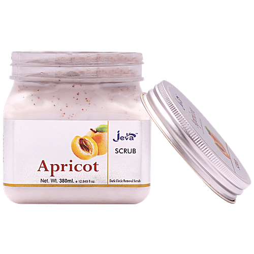 Jeva Apricot Dark Spot Removal Body Scrub - Smoothen, Purify & Beautify The Complexion, 380 ml  