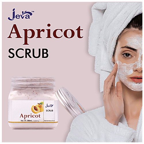 Jeva Apricot Dark Spot Removal Body Scrub - Smoothen, Purify & Beautify The Complexion, 380 ml  