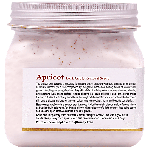 Jeva Apricot Dark Spot Removal Body Scrub - Smoothen, Purify & Beautify The Complexion, 380 ml  
