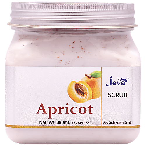 Jeva Apricot Dark Spot Removal Body Scrub - Smoothen, Purify & Beautify The Complexion, 380 ml  