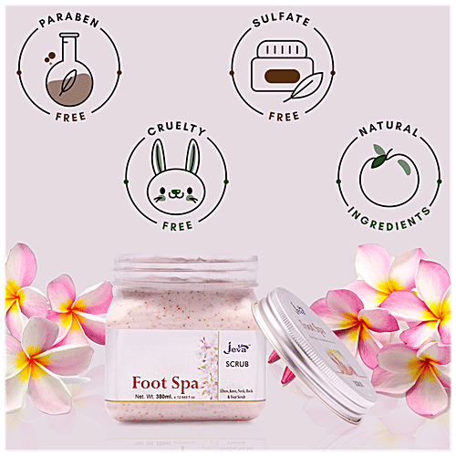 Buy Jeva Foot Spa Scrub Ear, Knee, Neck, Back & Foot, Exfoliate Dead