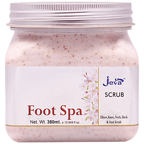 Buy Jeva Foot Spa Scrub Ear, Knee, Neck, Back & Foot, Exfoliate Dead