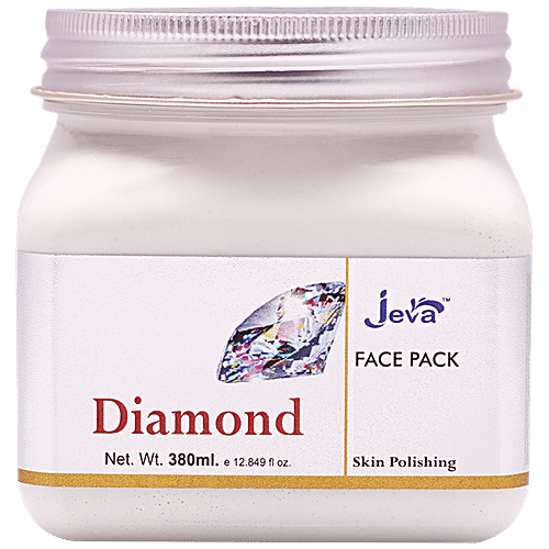 Jeva Diamond Skin Polishing Face Pack - For Flawless Complexion & Healthy Skin, 380 ml  