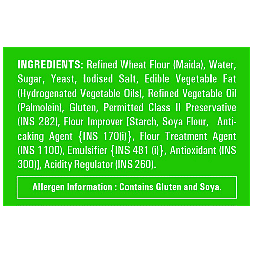 Dinshaws Mast Pav - Made With Refined Wheat Flour, Fresh, Soft, No Preservatives, 120 g  