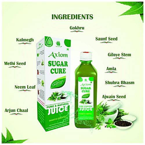 Buy Axiom Sugar Cure Juice Pure & Natural, Helps To Control Diabetes
