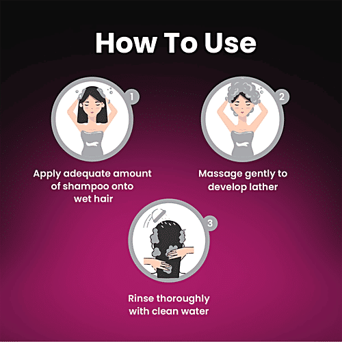 Chik Protein Solutions Thick & Glossy Shampoo - With Badam, Bhringraj Oil & Black Tea, For Shiny Hair, For Men & Women, 175 ml  