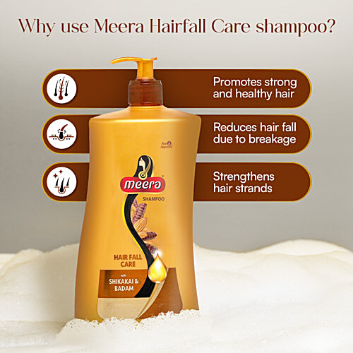Meera Hair Fall Care Shampoo - With Shikakai & Badam, For Strong & Healthy Hair, For Men & Women, 1 L  