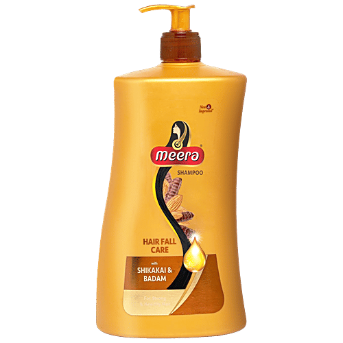 Meera Hair Fall Care Shampoo - With Shikakai & Badam, For Strong & Healthy Hair, For Men & Women, 1 L  