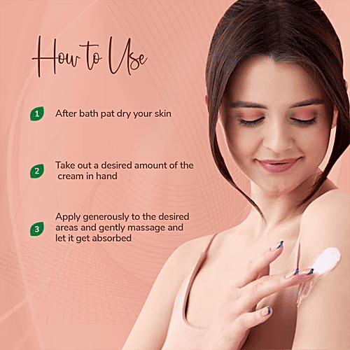 Nyle Naturals Triple Butter Body Cream - Long-Lasting Moisturization, With Mango, Shea & Cocoa Butter, For Dry Skin, 450 ml  