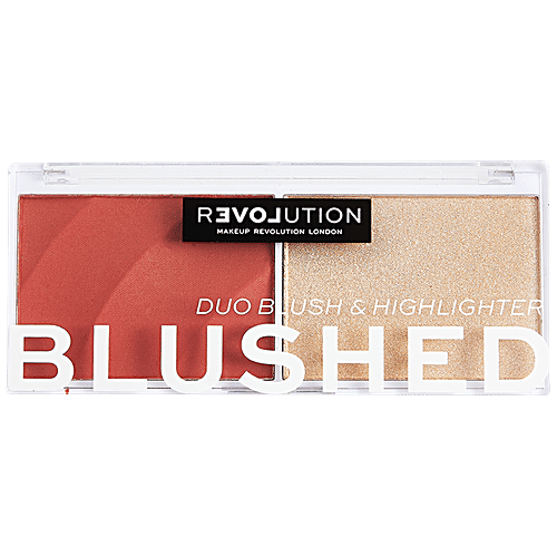 Makeup Revolution Relove Duo Blush & Highlighter - Lightweight, Easy To Blend, 5.8 g Daydream 