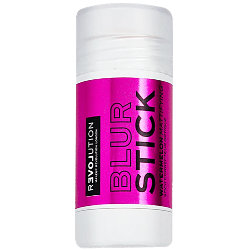 Makeup Revolution Relove Blur Fix Stick Liquid Powder - Lightweight, Long Lasting, Smoothens Skin, 5.5 g