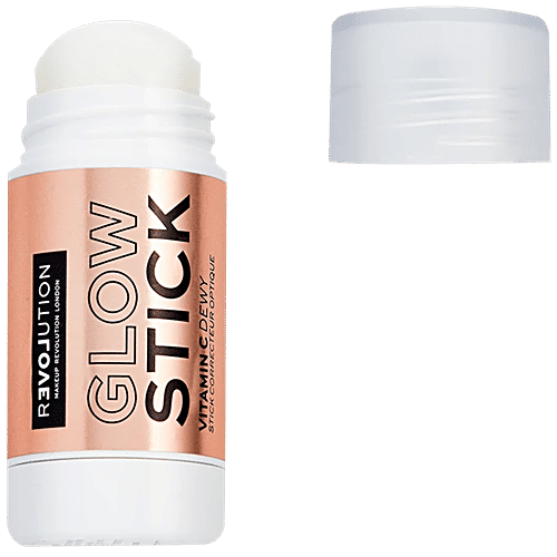 Makeup Revolution Relove Glow Fix Stick Liquid Powder - Lightweight, Long Lasting, Brightens Skin, 12 g